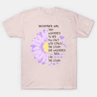 flower for december girl T-Shirt